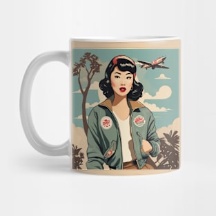 Jet Set Fashion Sky Style Winged Elegance Jacket Fashion Mug